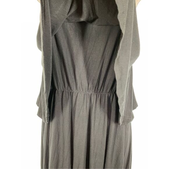 Tobi Women's Sleeveless Adjustable Straps Layered Mini Dress Black Medium NWT - Picture 7 of 11